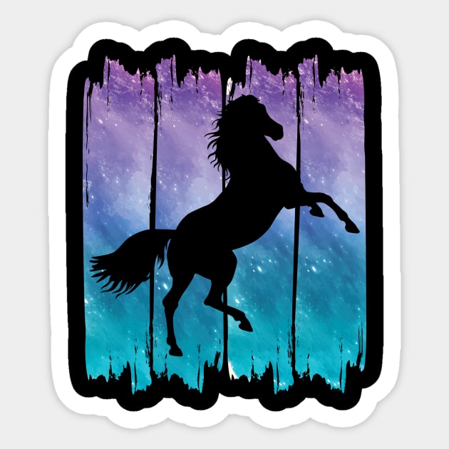 Horse Mare Stallion Rider Riding Sticker by POS